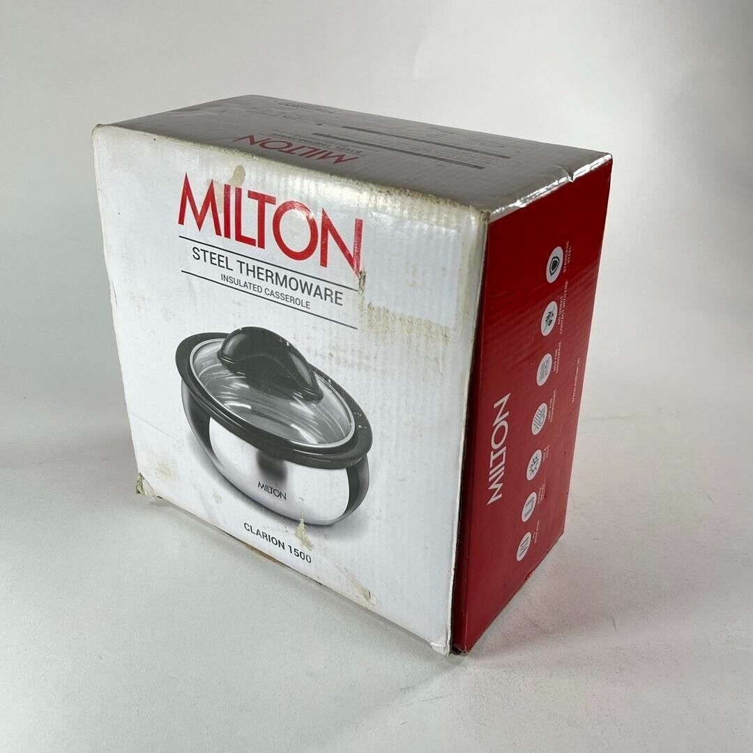 Milton Clarion 1500 1.33L Steel Thermoware Insulated Casserole - New in Box