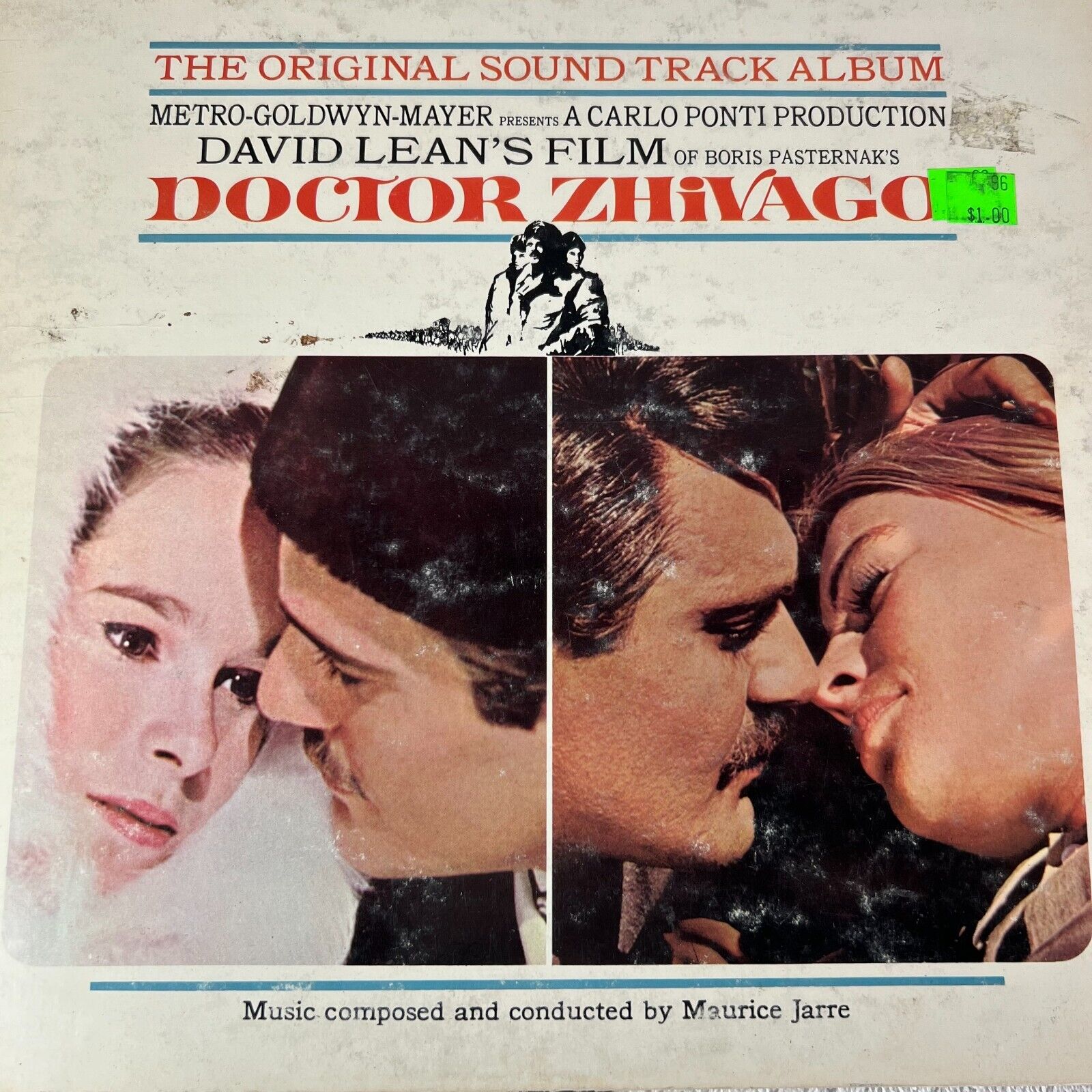 The Original Soundtrack by Doctor Zhivag- S1E-6ST Album MGM Vinyl LP, 1965