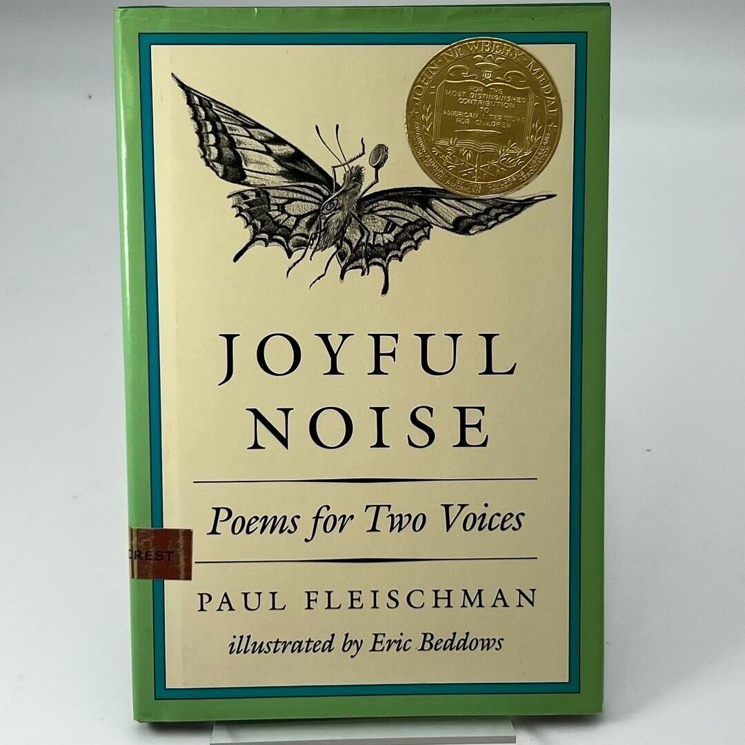 Joyful Noise: A Newbery Award Winner by Paul Fleischman 1988 HARDCOVER BOOK