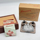 Vintage Revere Curb-A-Matic 16 mm Film Splicer Box & Manual Excellent Condition