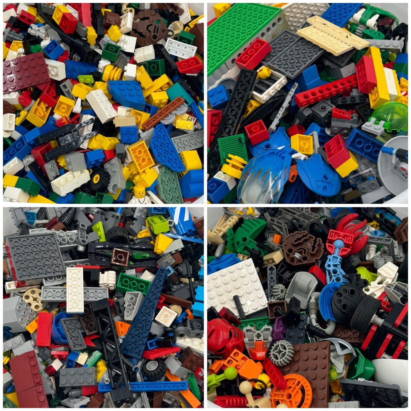 14 Pounds 5gal Bulk Legos Building Bricks Assorted Parts Colors Figures Vehicles