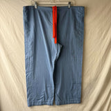 Medline Reversible Scrub Bottoms Drawstring  Classic Blue Orange Unisex Size S