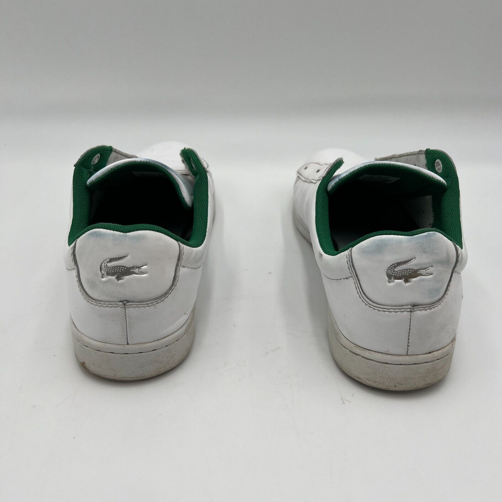 LACOSTE Hydez 119 1 P Sma Leather Sneaker Men's Size US 9 White/Green