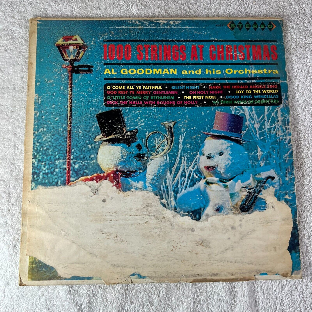 1000 Strings At Christmas by Al Goodman And His Orchestra XMS-9 Record Vinyl LP