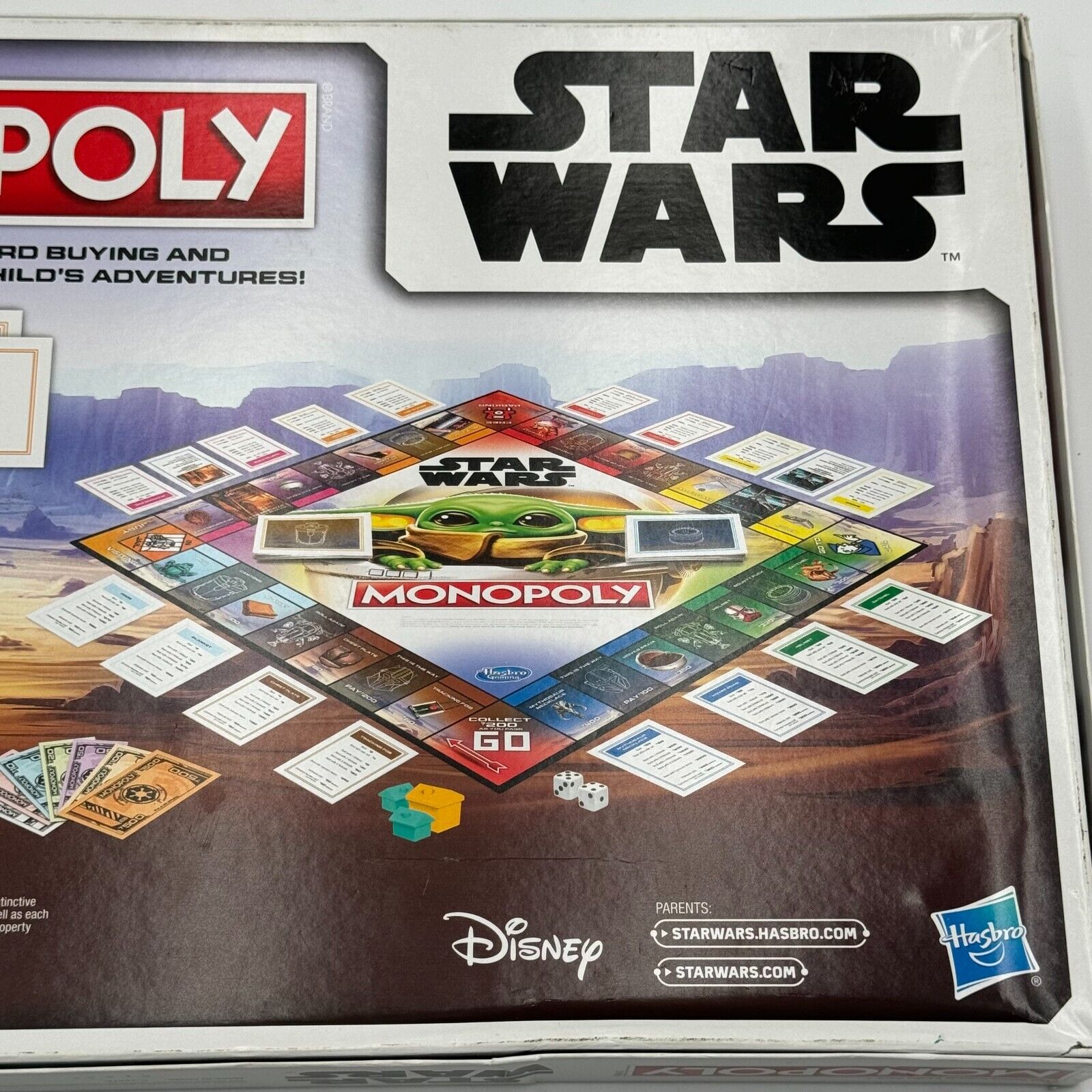 MONOPOLY: Star Wars The Child Edition Board Game for Kids and Families (ITEM...