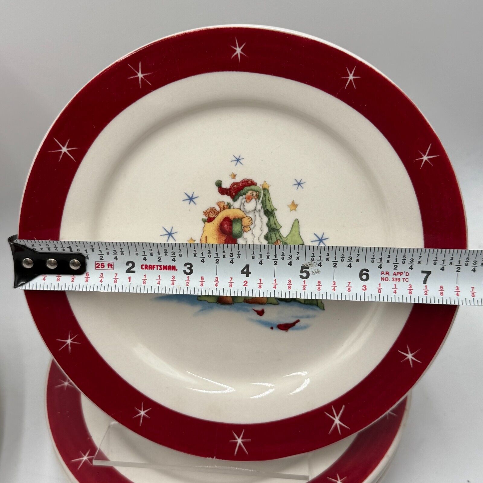 Holiday 16 Piece Dinnerware Set Serves 4 Winter Santa Cups Bowl Plates Christmas