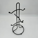 Mug Rack 3 tier 6 Hooks 16in Counter Top Coffee Tea Cup Hanger Kitchen Storage