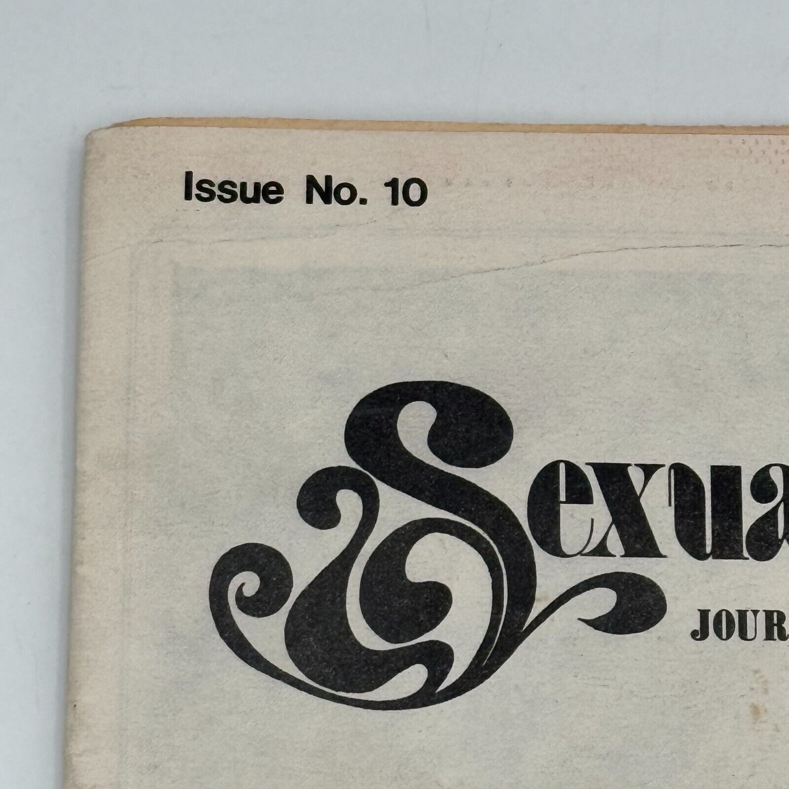 Extremely Rare Full Sexual Freedom Journal of SFL Vol. 1, Issue #10, 1972 SF