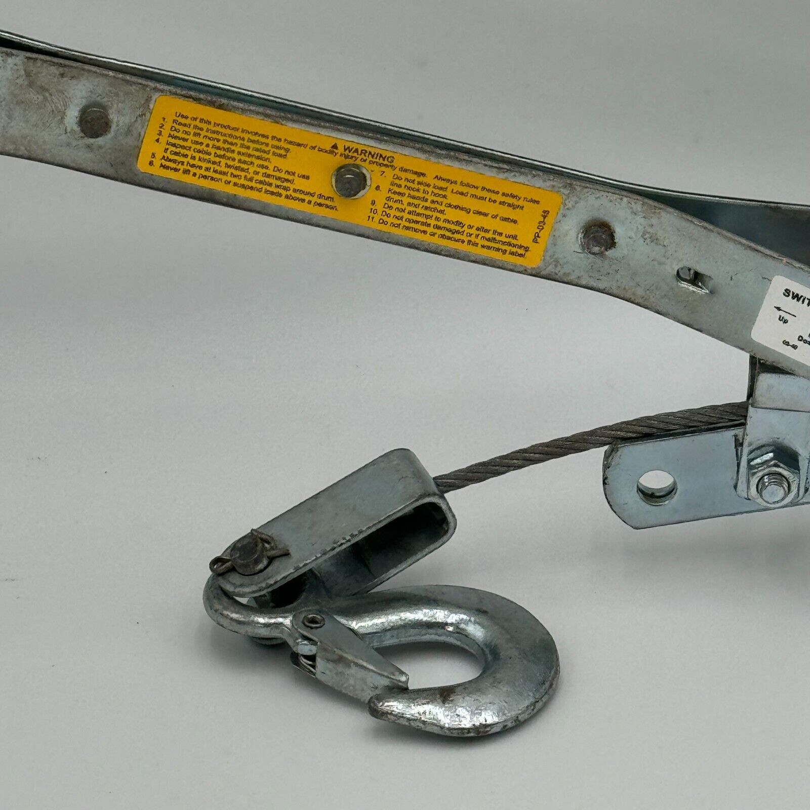 American Power Pull Cable Puller 18500 1 Ton Lifting Sturdy Reliable