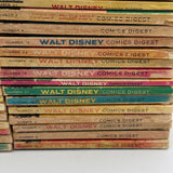 Lot of 34 Vintage Walt Disney Comics Digest Books Collection - US CLASSIC COMICS