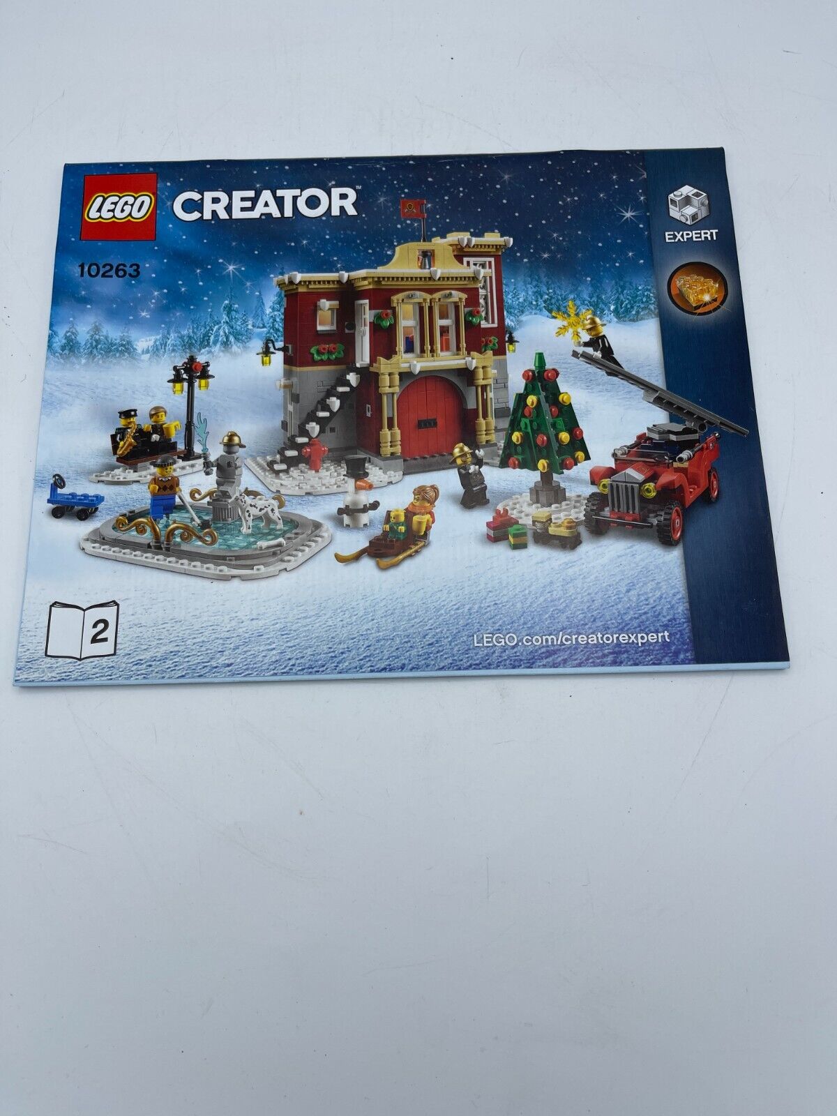 Lego Creator #10263 Instruction Manual ONLY Winter Village Fire station