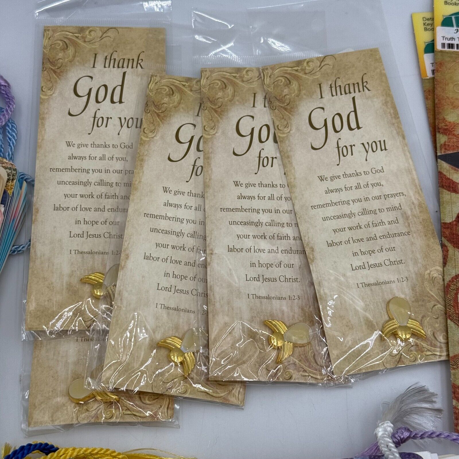 Huge Lot of Bookmarks School Reading Church Bible Verses Christian Theme Pins