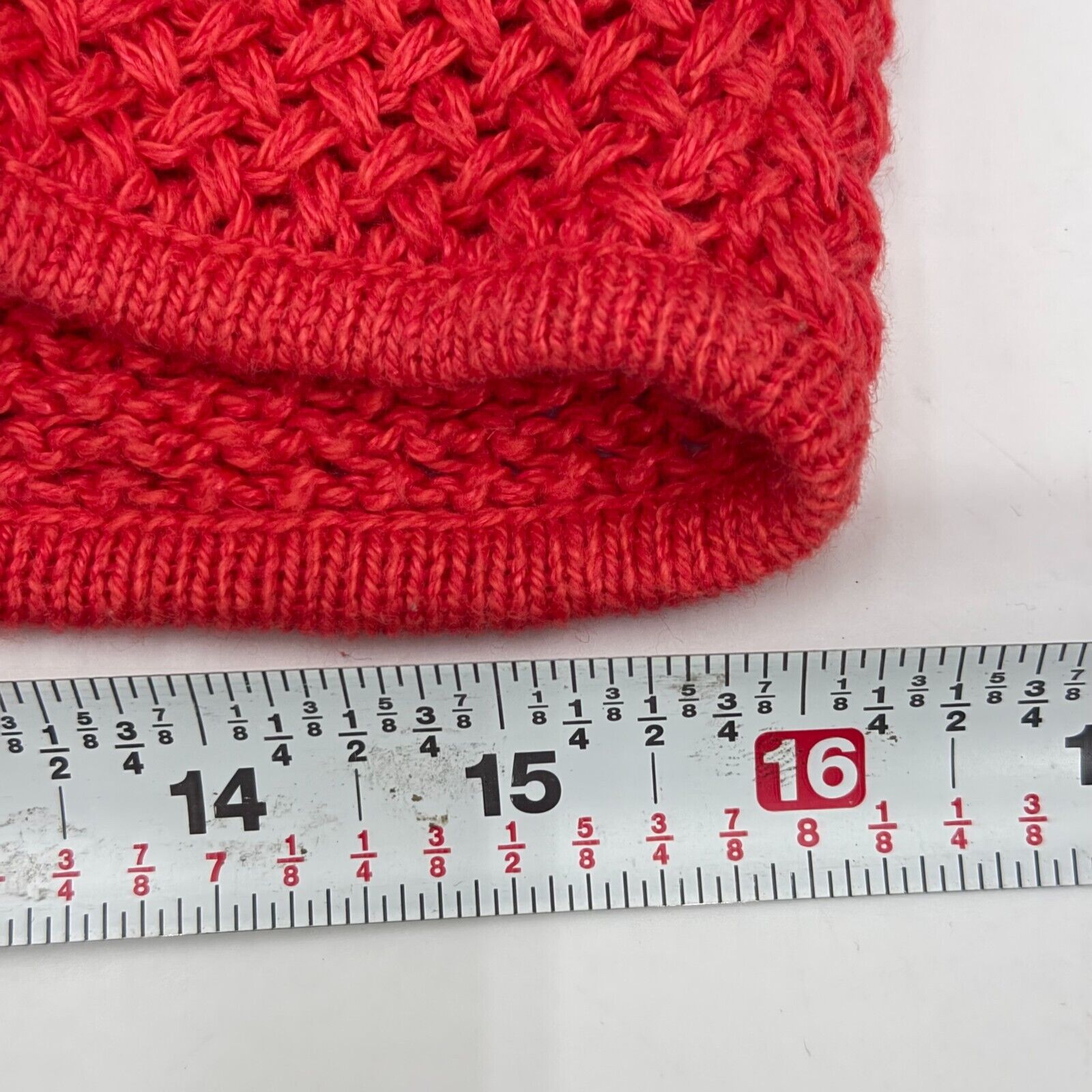 Jones New York Signature Knit Open Front Buckle Red Women’s Size PM Petite M