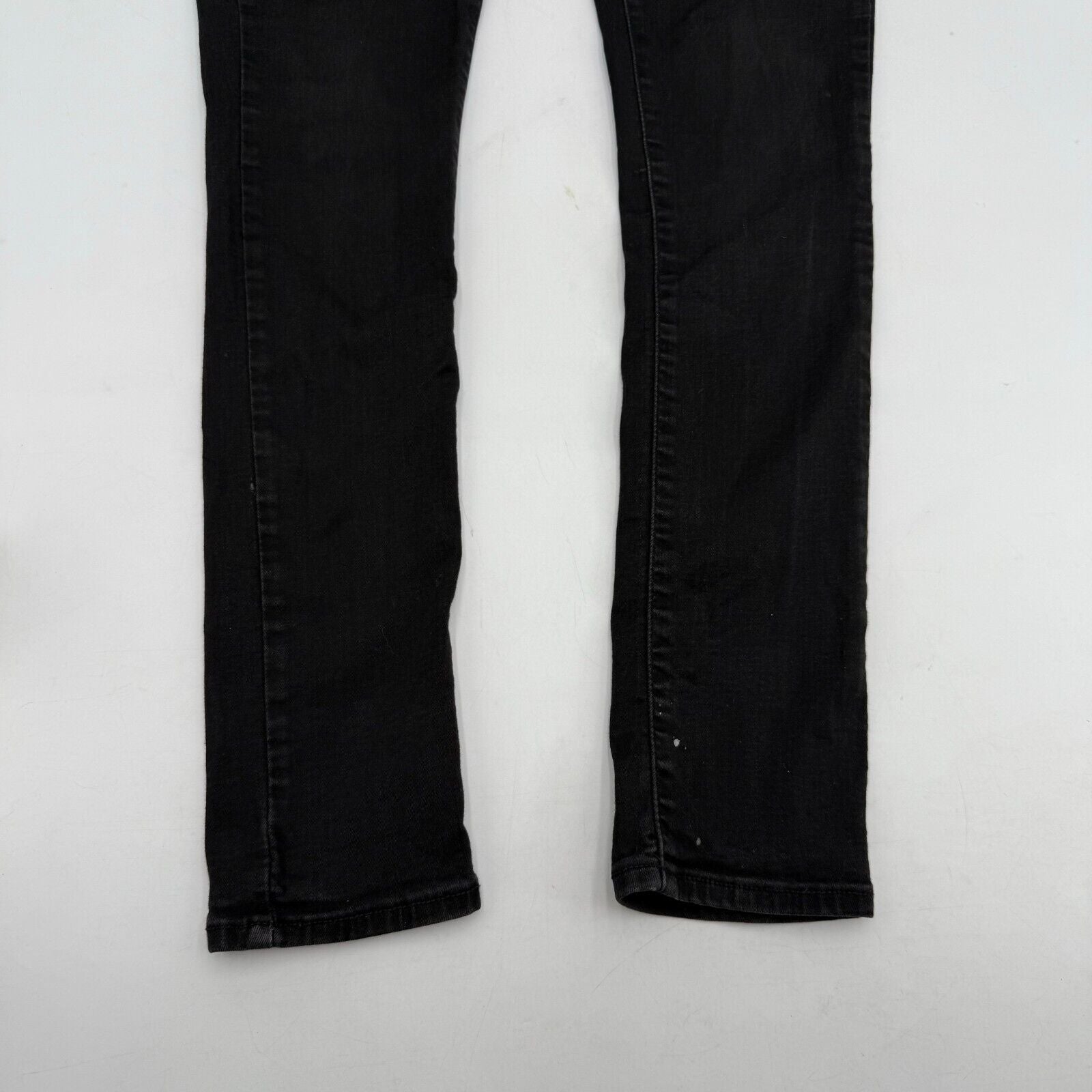 2 Pair Womens Black Denim Jeans Levi’s Skinny High Rise & Rewash Stretch Size 28