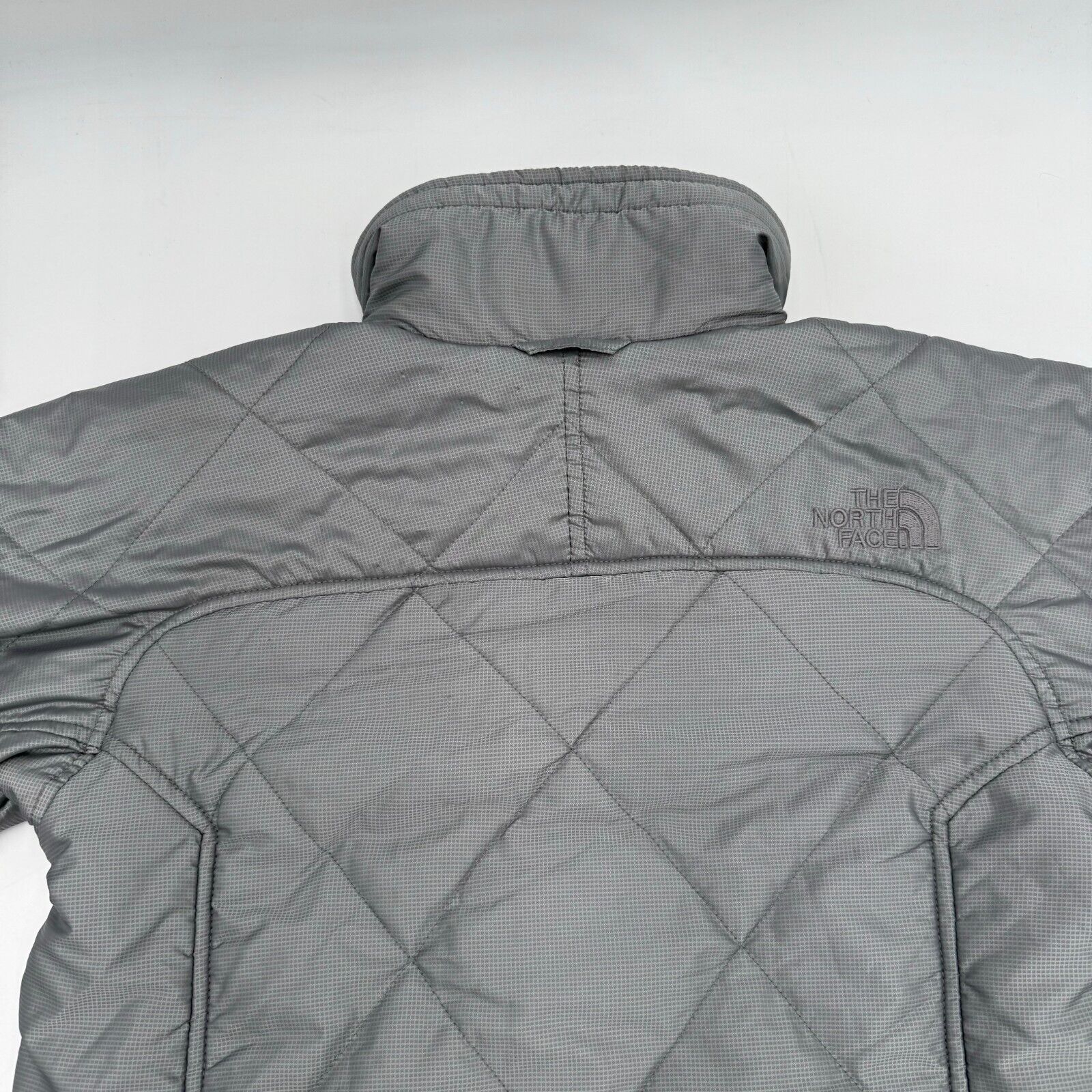 The North Face Quilted Puffer Jacket Liner Grey Lightweight Women's Size XS