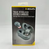 Acoustix True Wireless Stereo Earbuds Bluetooth 5.0 Black Brand New