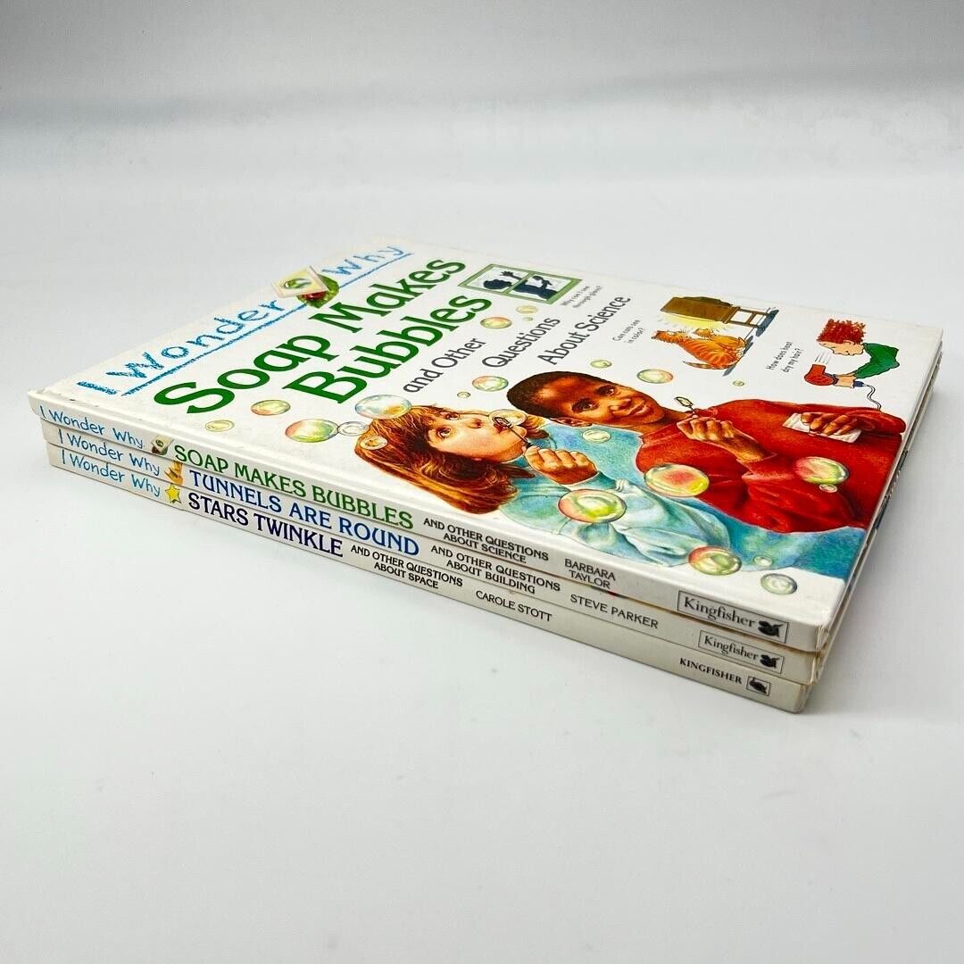 Lot of 3 “I Wonder Why” Children’s Learning Books Hardcover