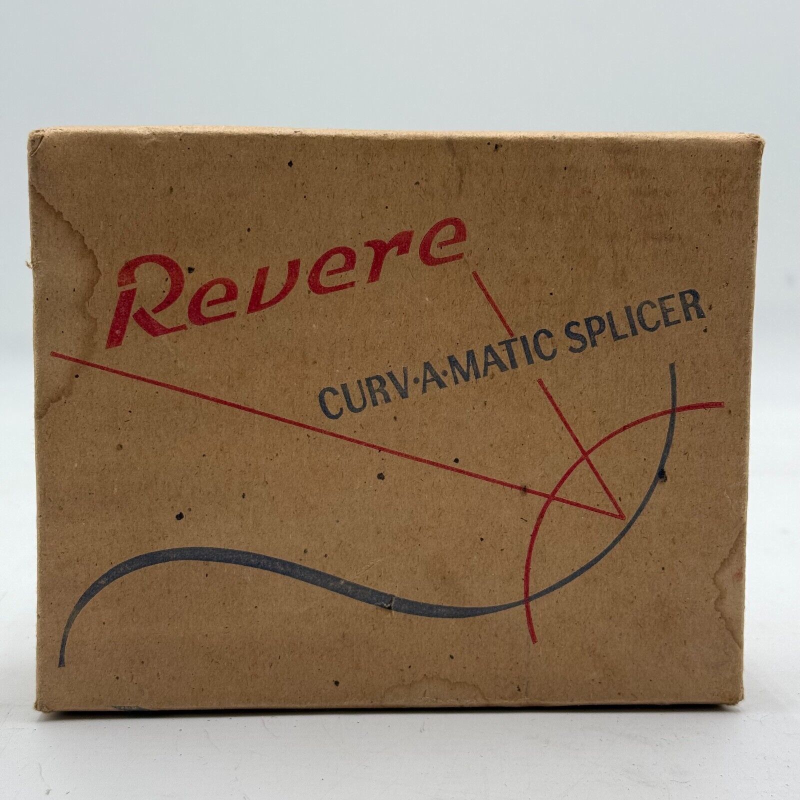 Vintage Revere Curb-A-Matic 16 mm Film Splicer Box & Manual Excellent Condition