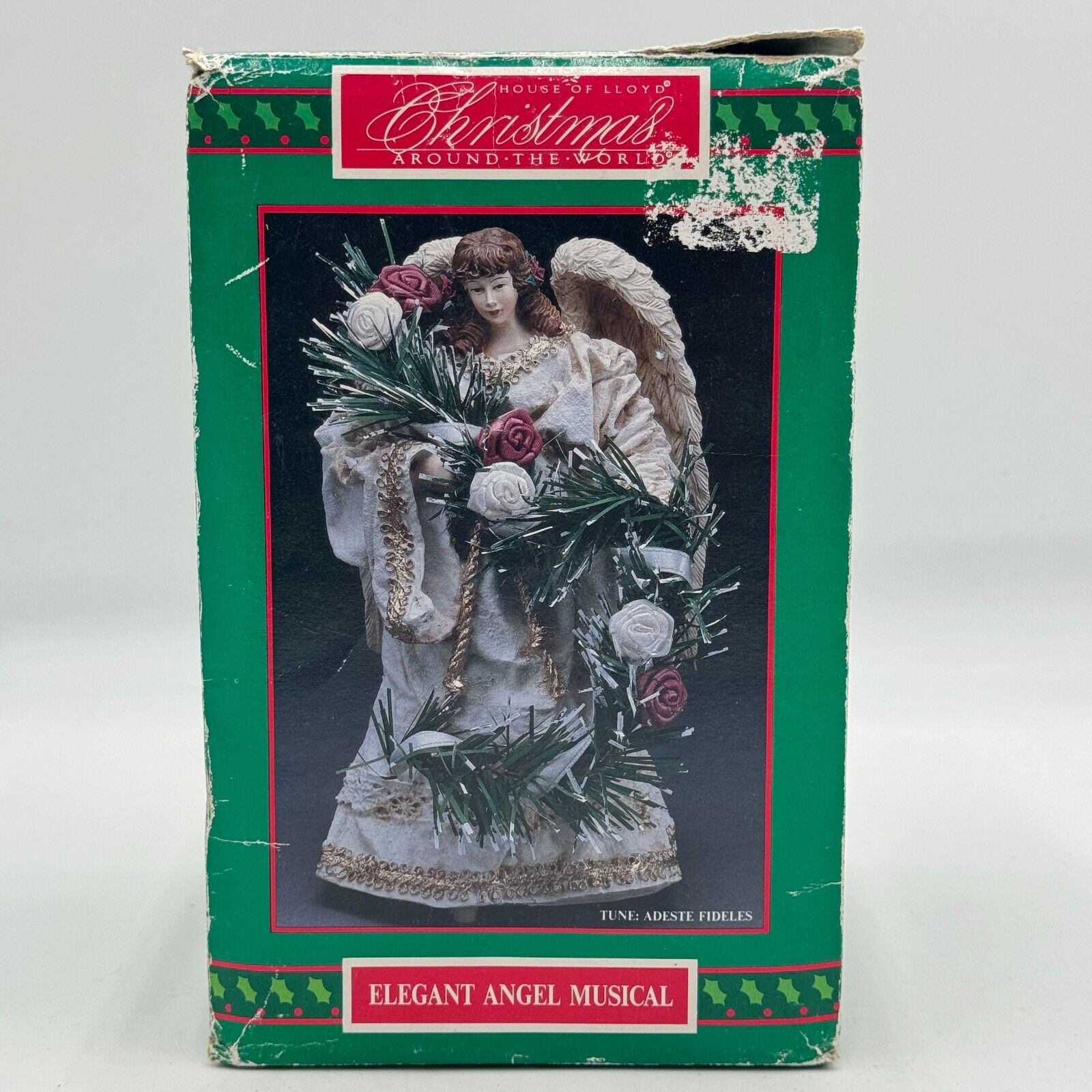 House of Lloyd  Intricate & Elegant Angel Musical Christmas Figurine WORKING