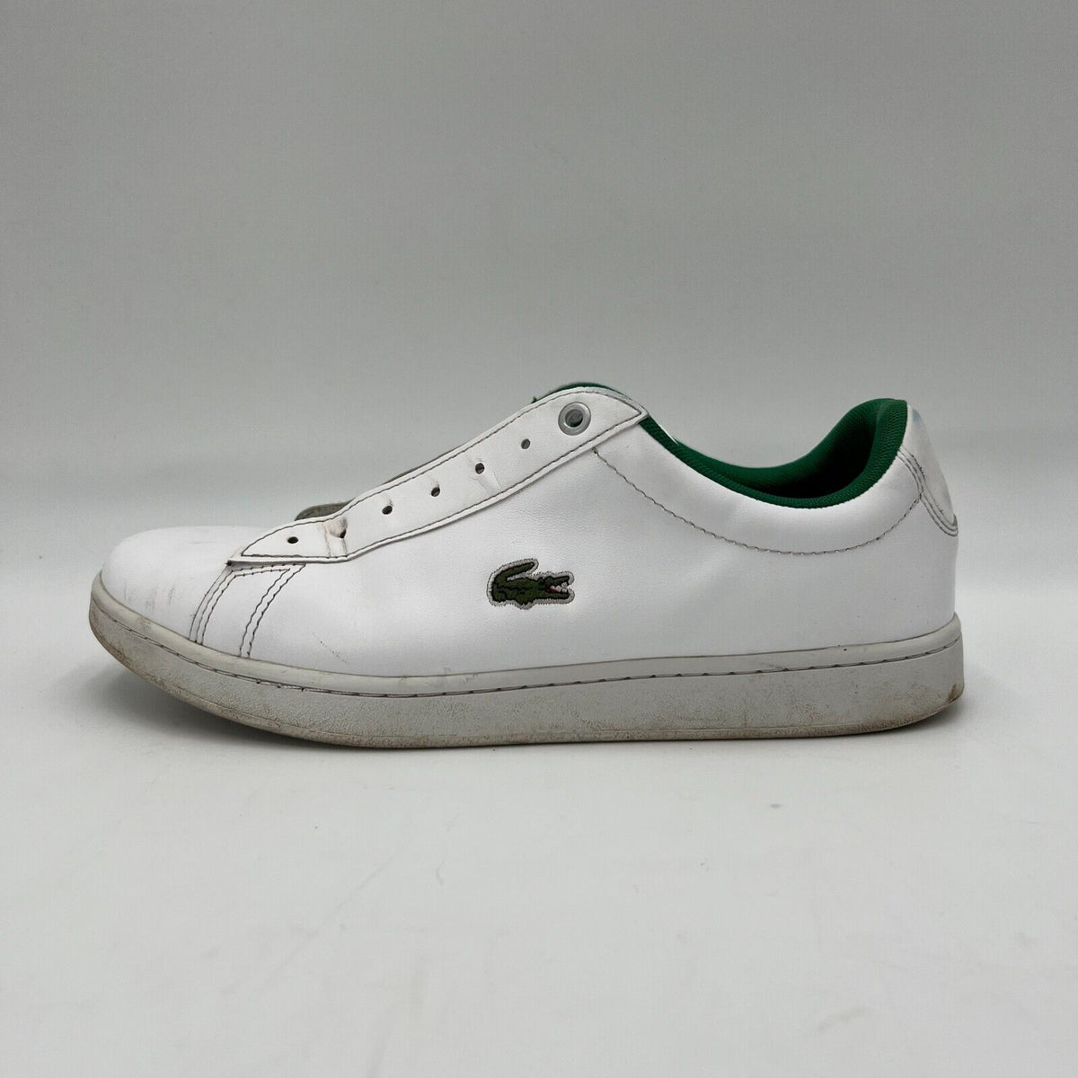 LACOSTE Hydez 119 1 P Sma Leather Sneaker Men's Size US 9 White/Green