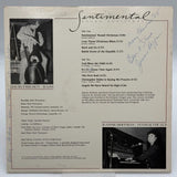 Jeannie Hoffman David Friesen SIGNED Sentimental Round Christmas Vinyl Autograph