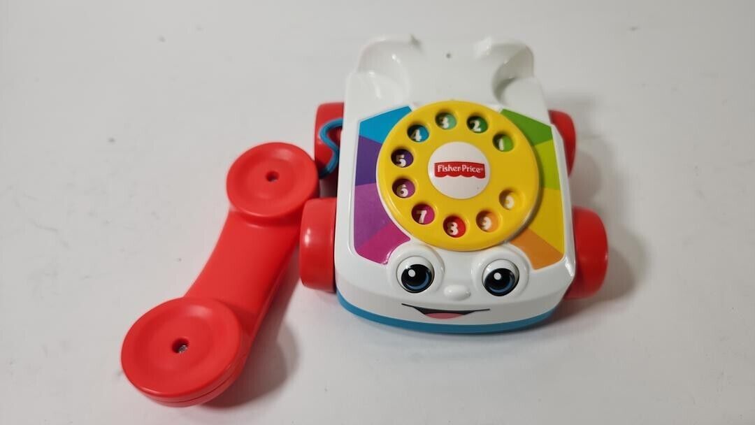 Fisher-Price Dial Telephone Phone Pull Toy 2015 Rotary Dial Toddler