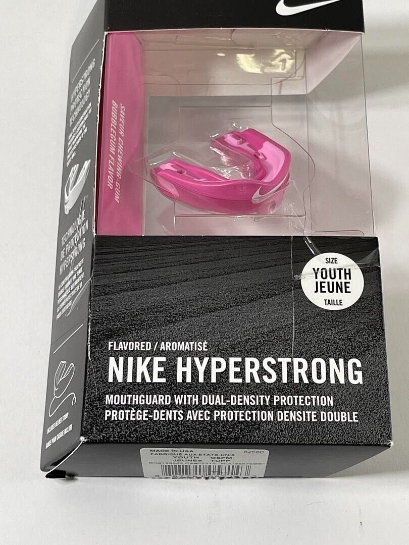 Youth Pink Nike Hyperstrong Mouthguard