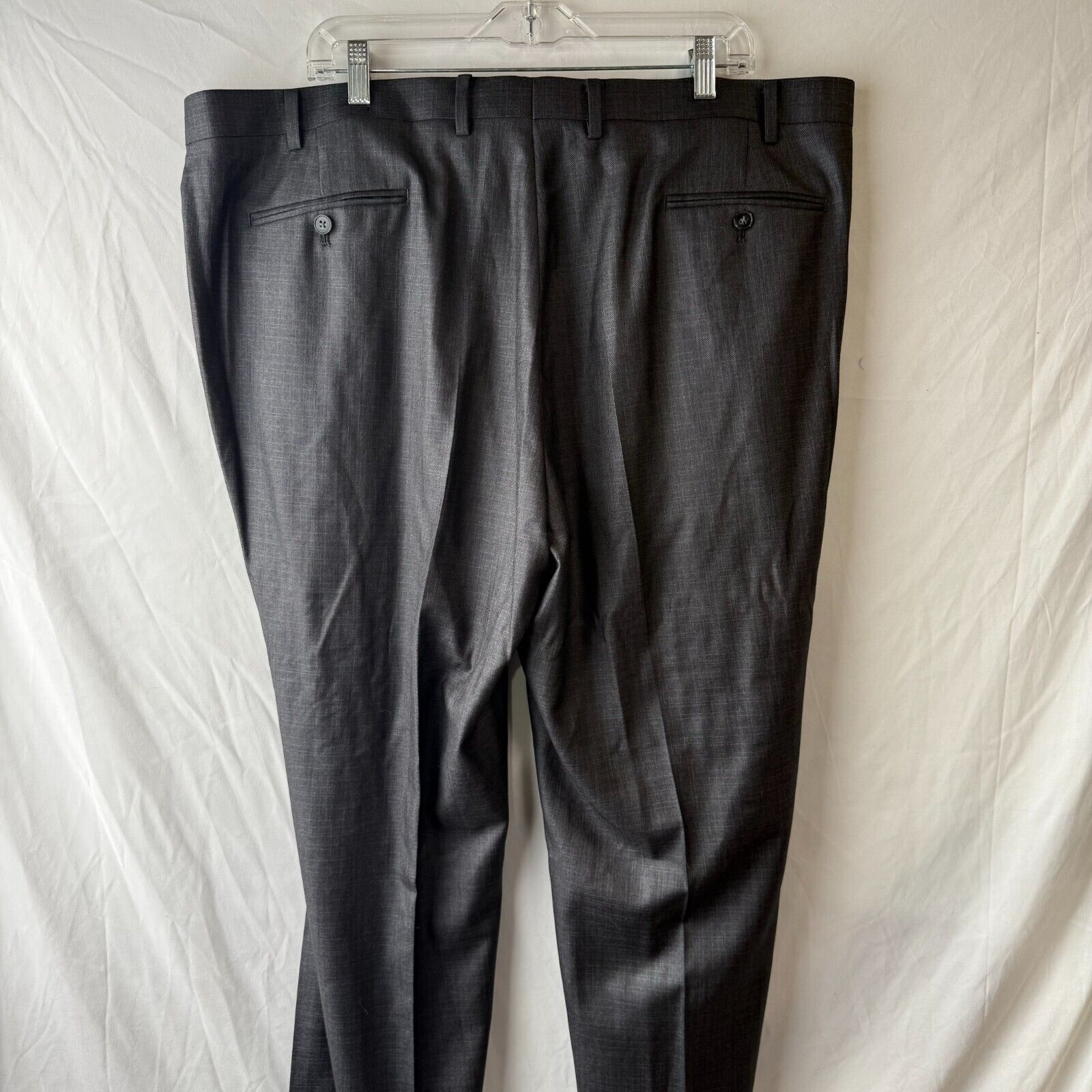 Calvin Klein Performance Dress Pants Suit Slacks Dark Grey Mens Size 44Wx38L