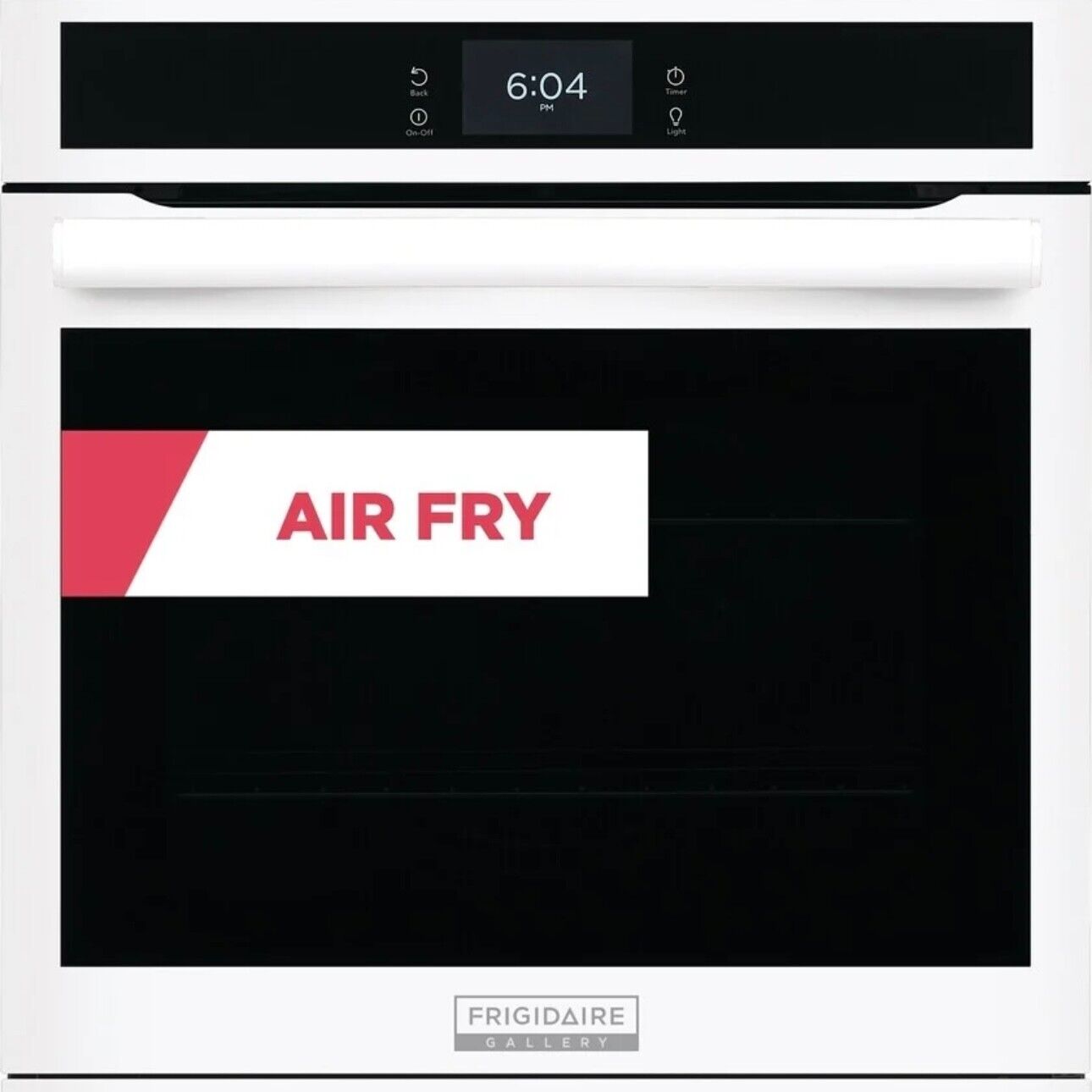 Frigidaire - Built-In Single Electric Wall Oven w/ Air Fry - White GCWS2438AW