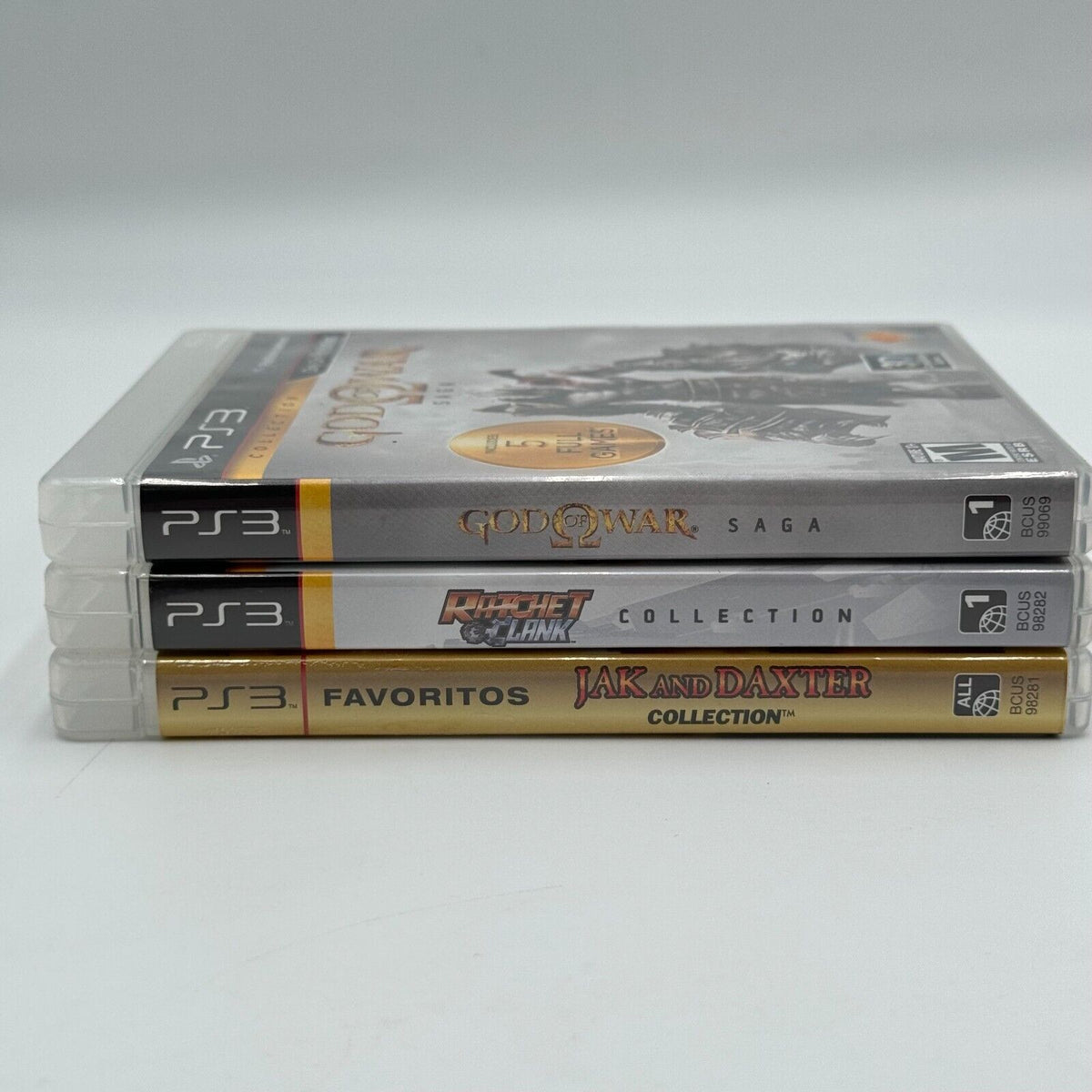PS3 11 Games 3 Series Collections 4 discs Remastered Classics Retro