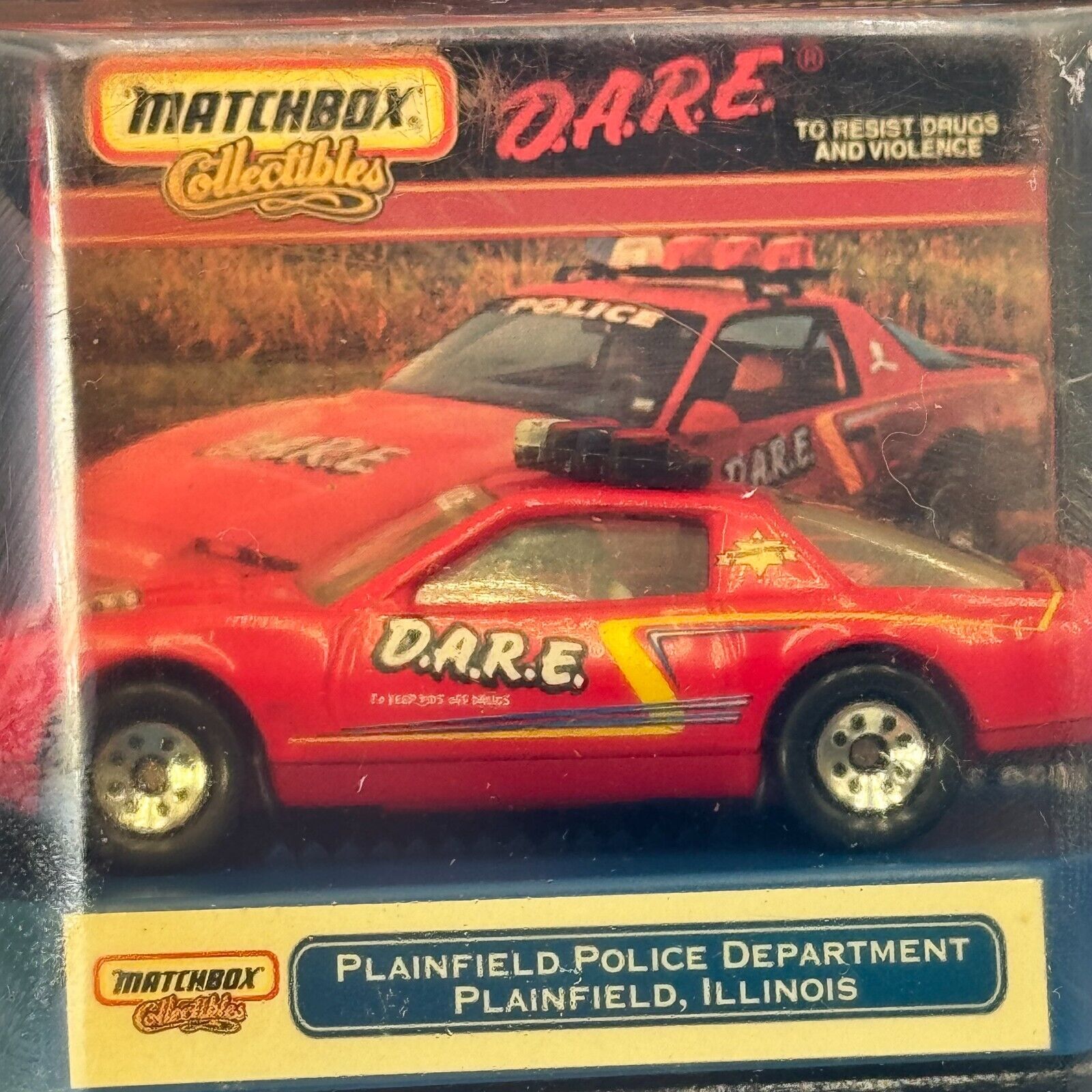 Matchbox D.A.R.E. Collectibles Plainfield Police Department: Plainfield, Illinoi