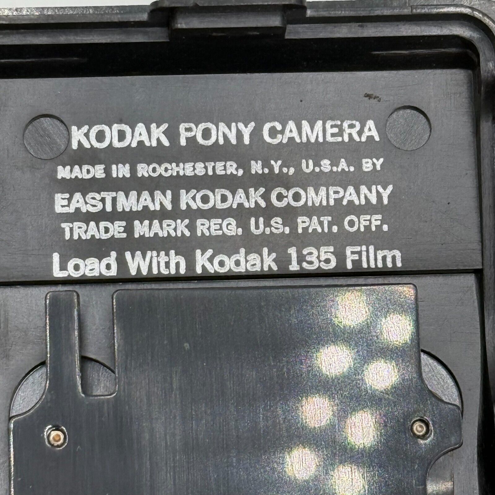 Kodak Pony II Film Camera with Anastar 44mm f3.9 Lens + Brown Leather Case VTG