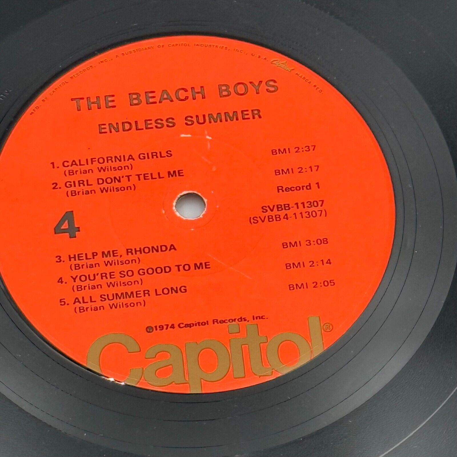 THE BEACH BOYS - ENDLESS SUMMER - Double LP - 1974 Capital Records - Gatefold