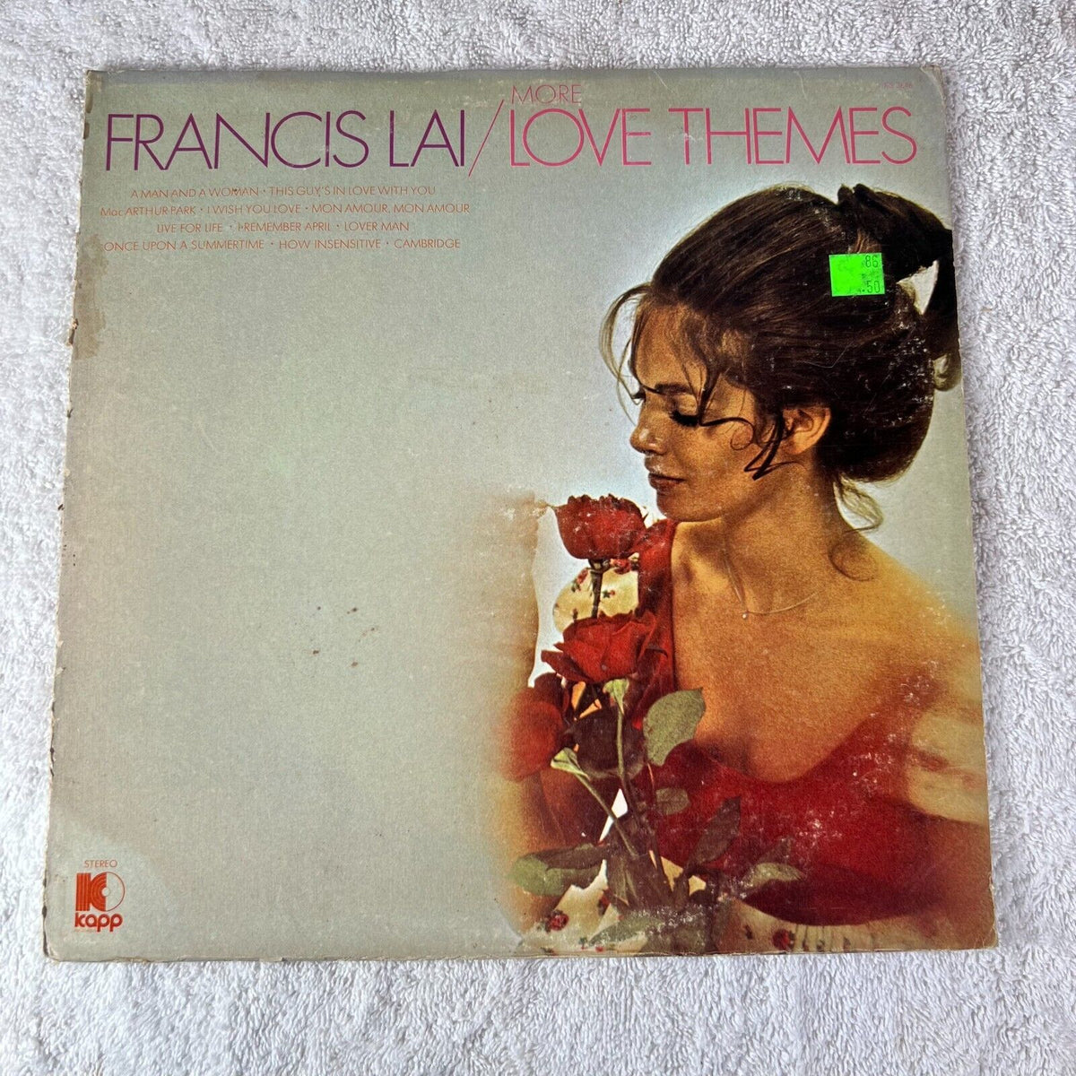 Francis Lai More Love Themes Vinyl Record LP Album Kapp ST93749