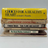 Chinese Cuisine Cookbooks - Assorted 9 Books With A Variety of Recipes & Styles