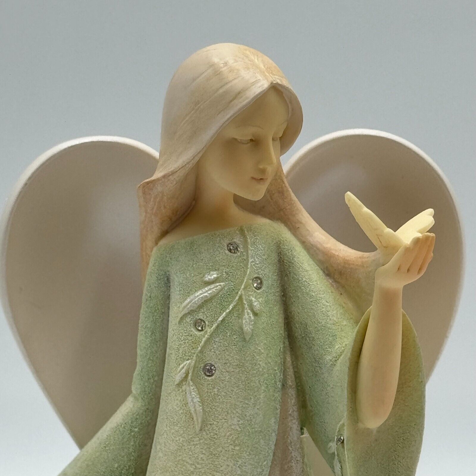 Angel Figurine 8in Standup Statue Foundations New Beginning Gift Butterfly NIB