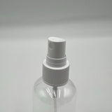 100 ml (3.38 fl oz) Clear PET Plastic Bottles 24/410 Finger Sprayers - 30 Pack