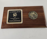 Decorative 2002 Youth Nat'l Championship Horse Show Reigning 18x10 Walnut Plaque