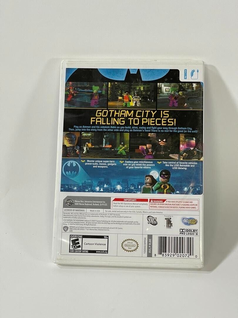 Nintendo Wii LEGO Batman The Video Game - No Manual Game Only