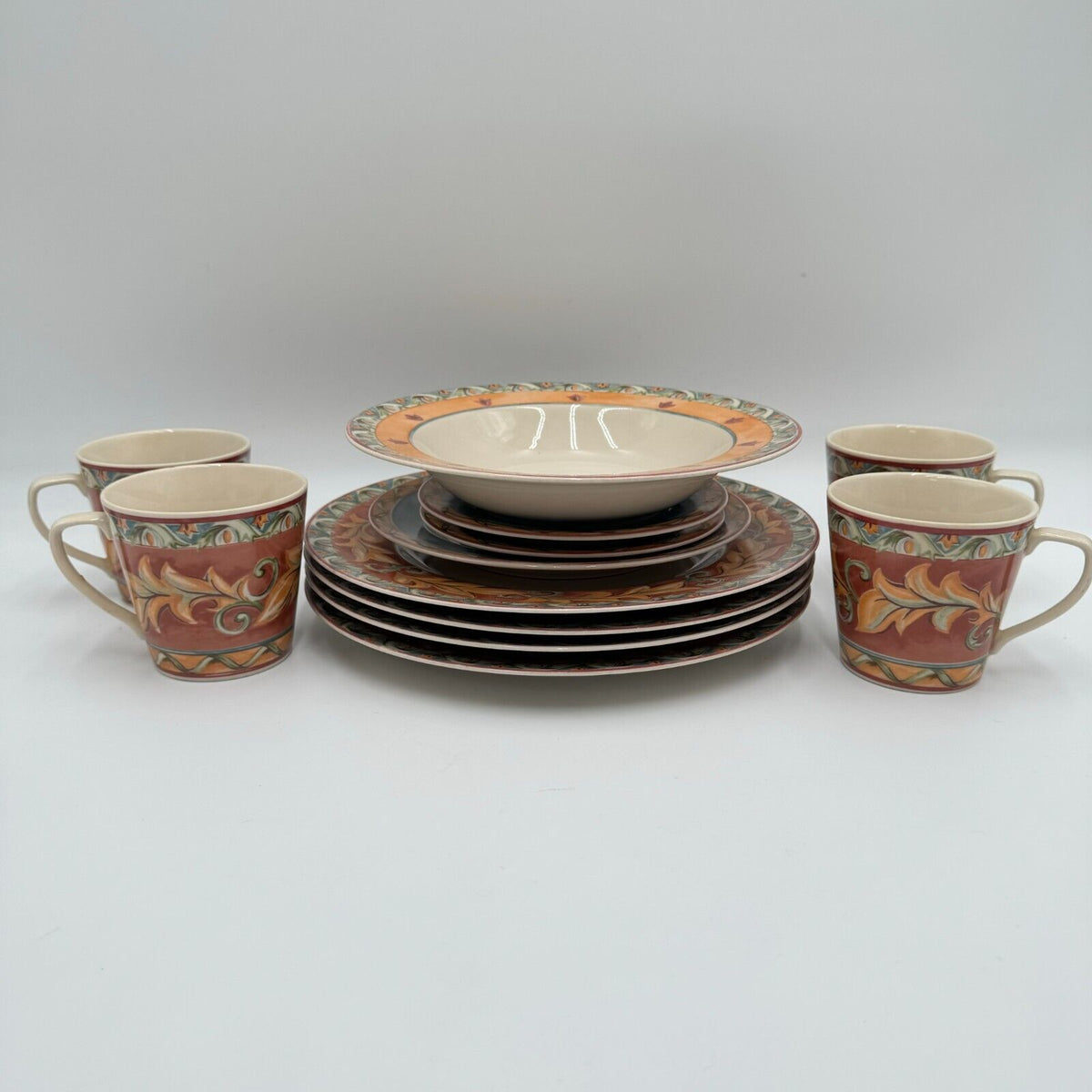 PTS International Interiors-Acanthus-Mug and Saucer Set