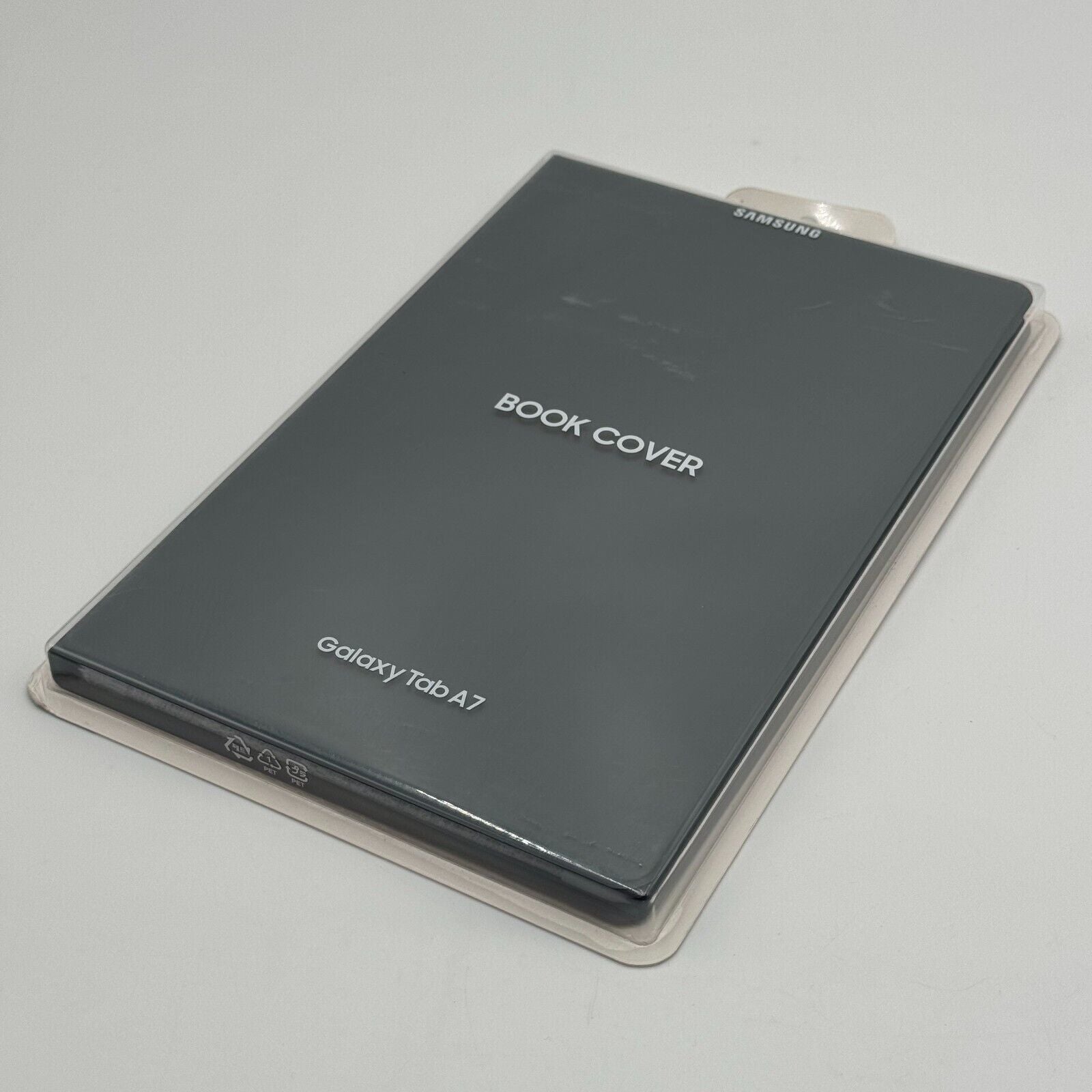 Genuine OEM Samsung Galaxy Tab A7 Lite Book Cover Gray Folio Case Stand