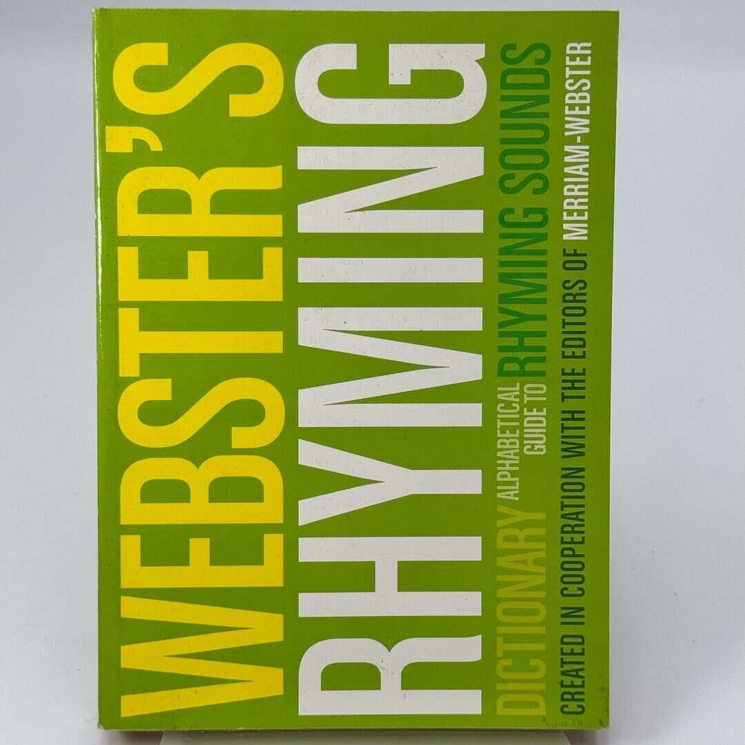 Websters Rhyming Dictionary - Paperback