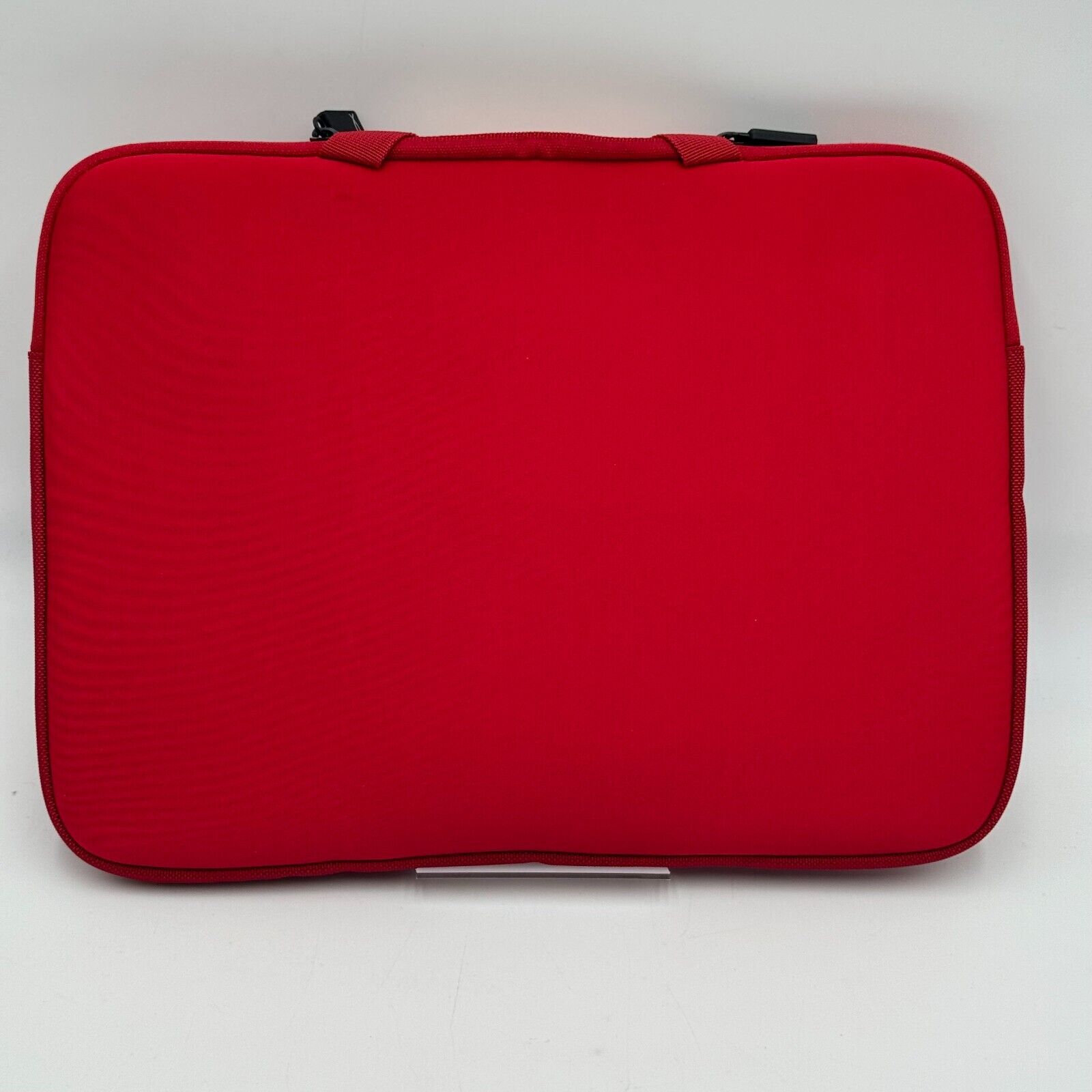 Neoprene Soft 15in Laptop Sleeve Zippered Protective Case Red Christian Fish New