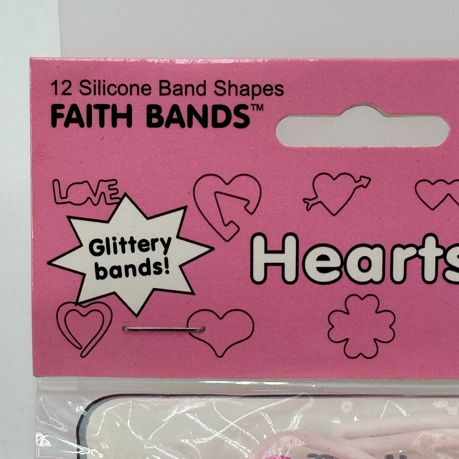 9 12pk Silicone Bands Stretchy Kids Religion Hearts Angel Cloud Cross Fish New