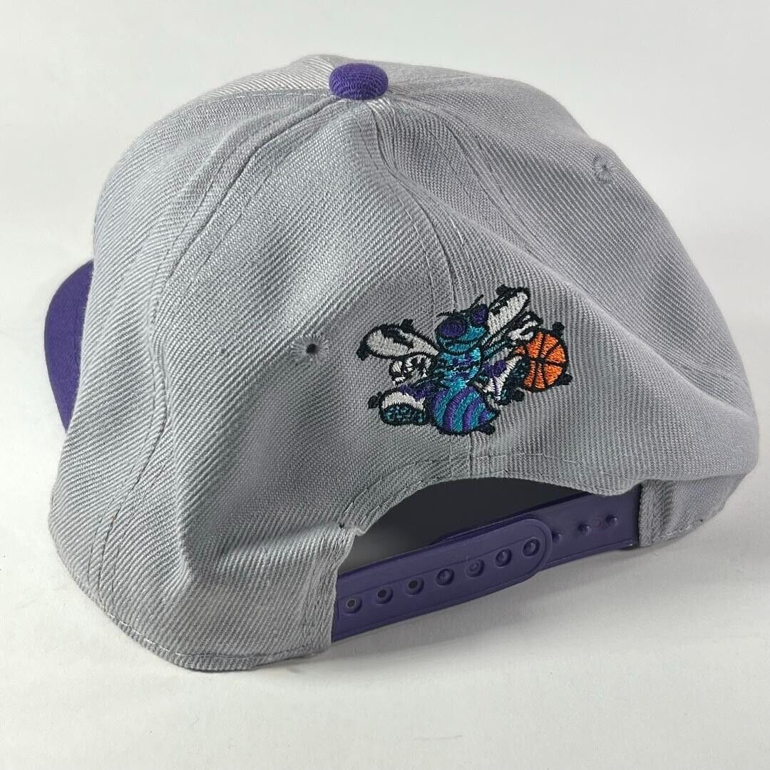 NBA Hornets New Era 9Fifty Snapback - Excellent Condition - Silver Purple Green