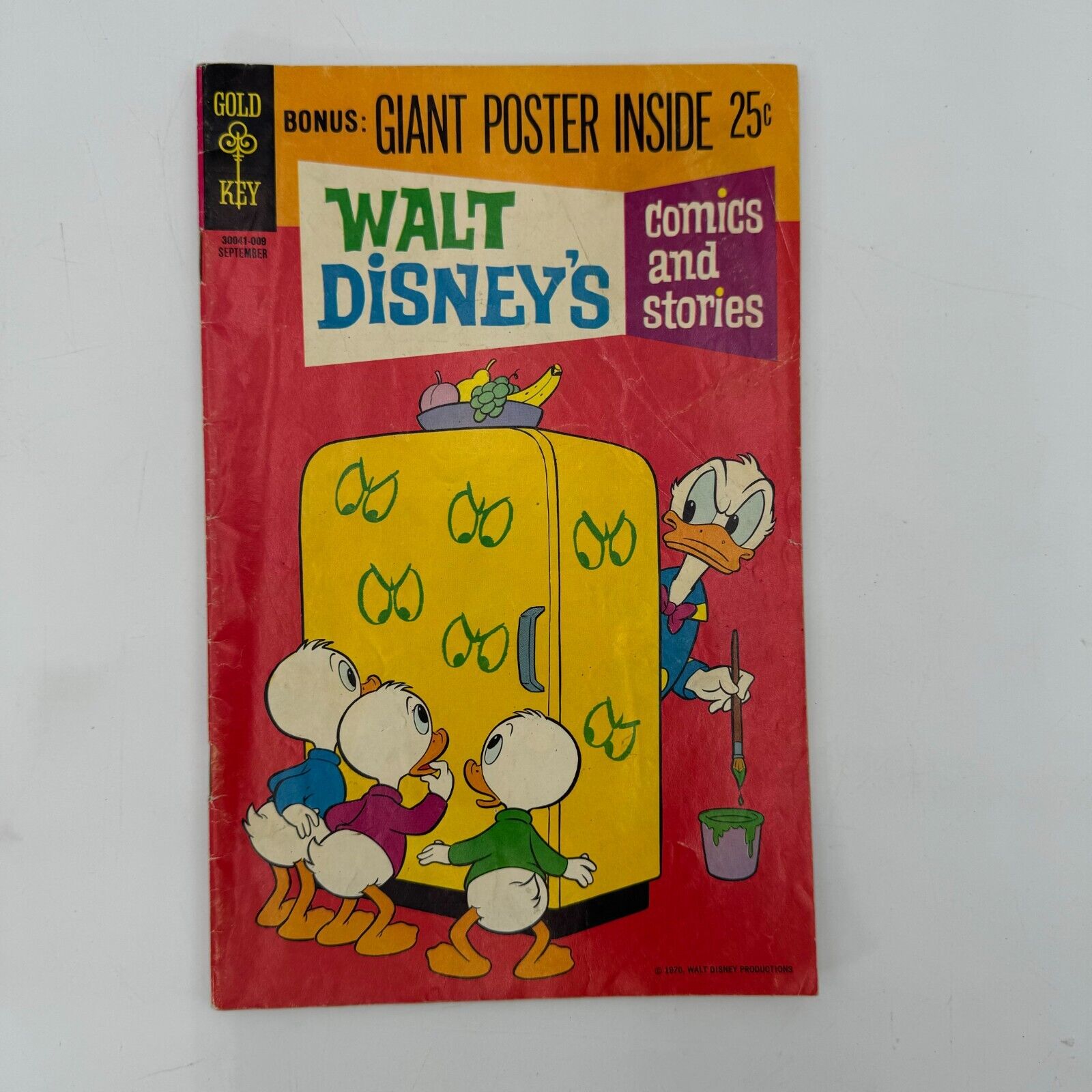 Set of 4 Walt Disney’s Comics Stories Collections First Issue + 3 Giant Poster