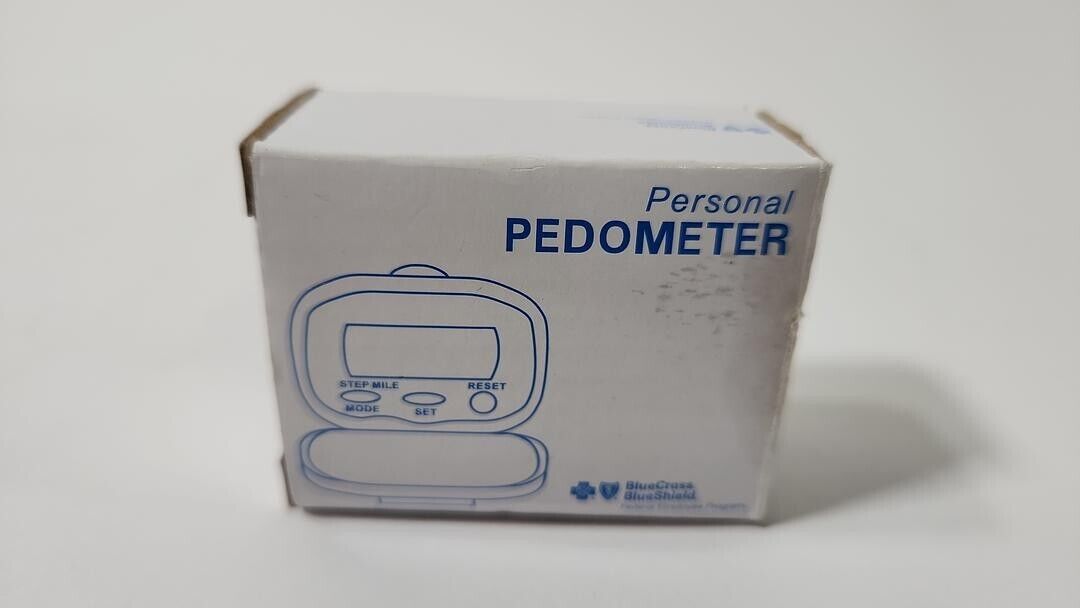 Blue Cross Blue Shield Personal Pedometers Clip-On New with Box/Instructions