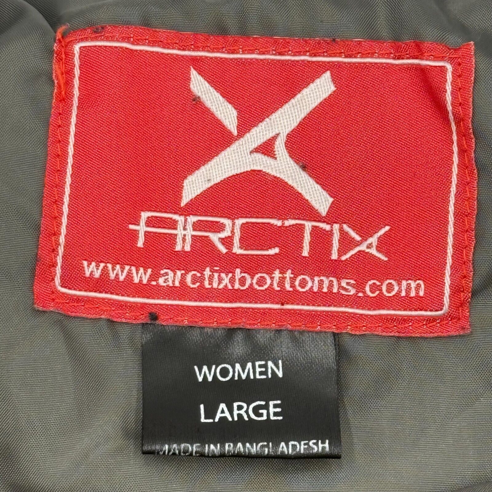 Arctix Women's Insulated Snow Bib Overalls Waterproof Warm Winter Pants Size L