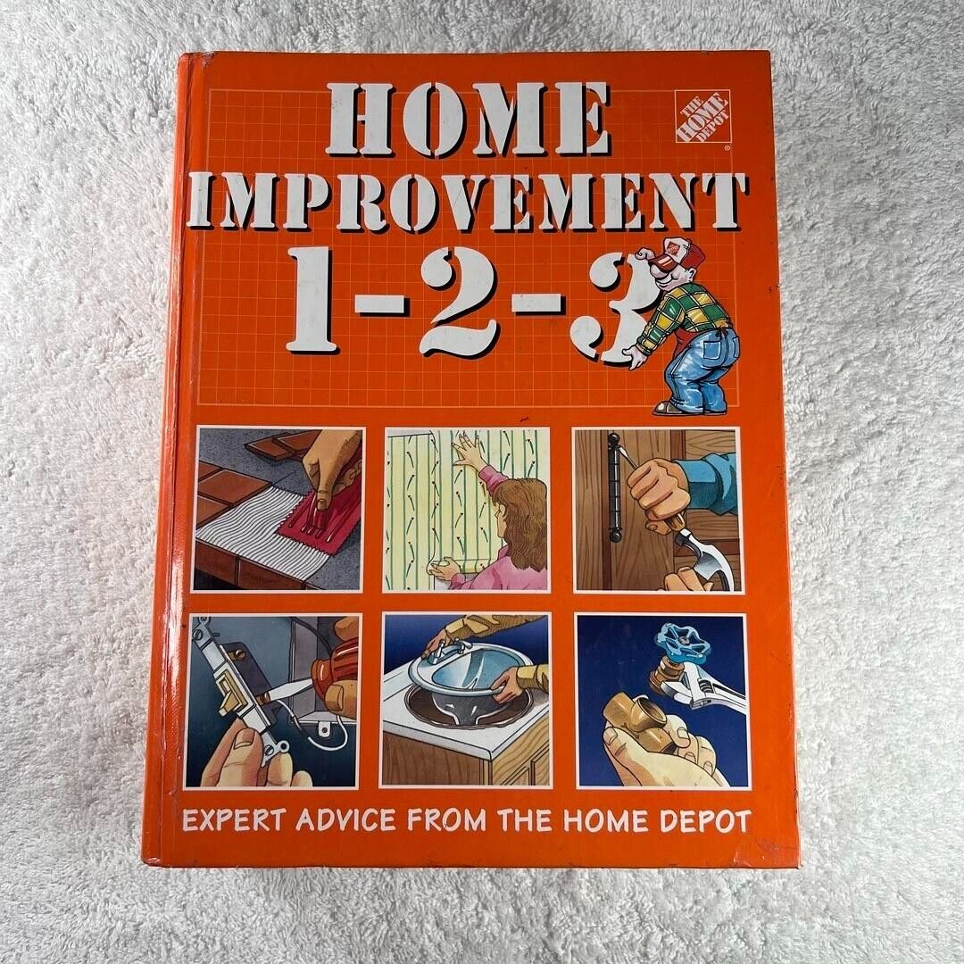 The Home Depot: Home Improvement & Outdoor Projects 1-2-3 Meredith 2 Book Set HC