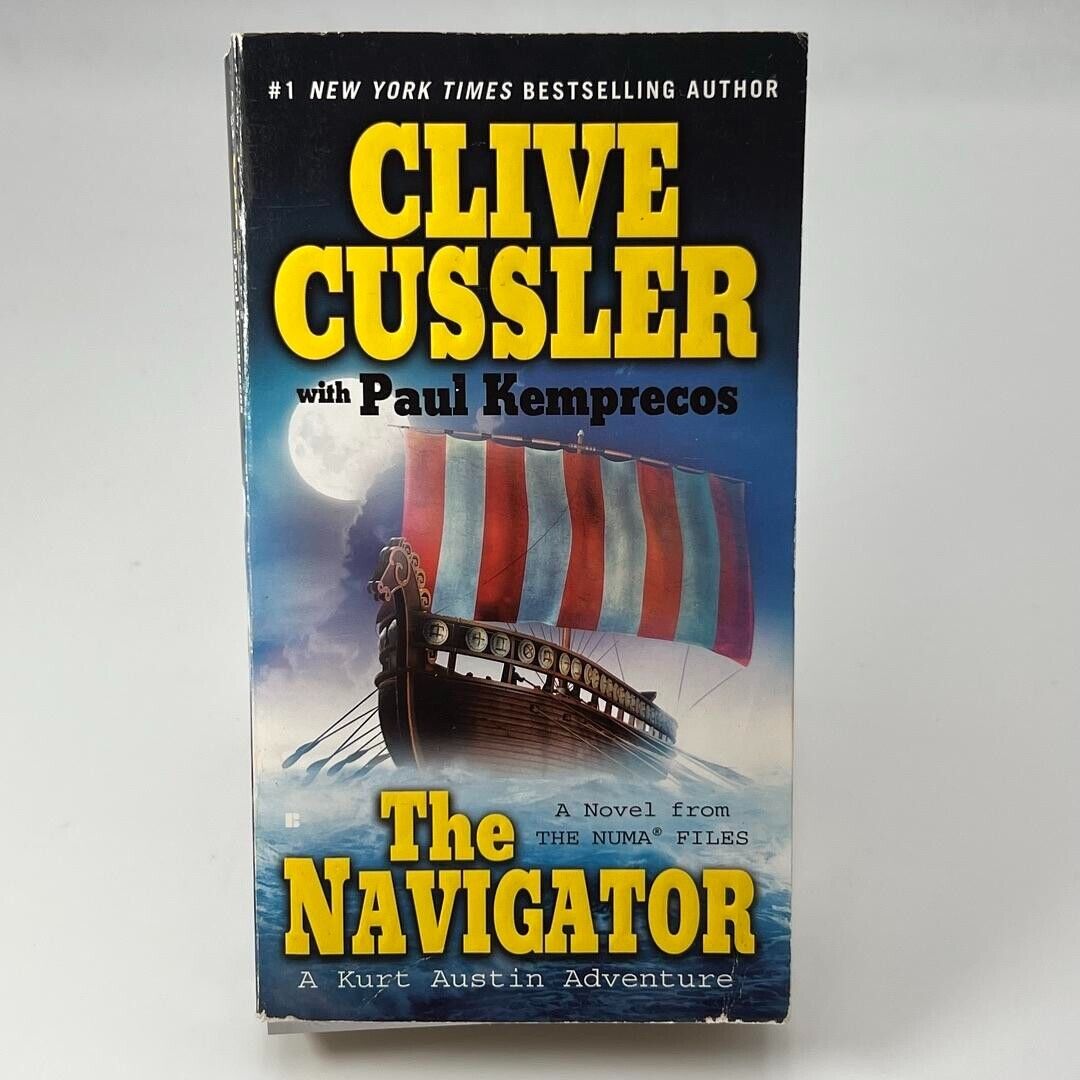 Clive Cussler Lot Set 4 Vintage Dirk Pitt Paperback Novels Books Bundle